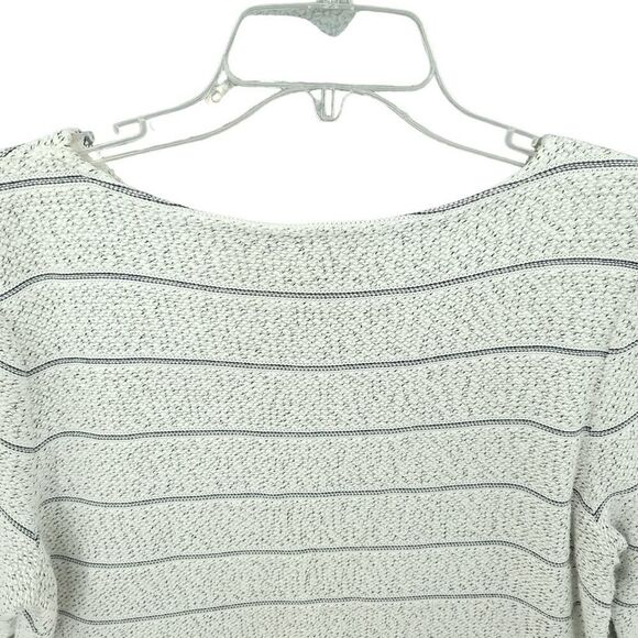 Talbots Striped Knit Tunic with Fringed Hem - Picture 5 of 10